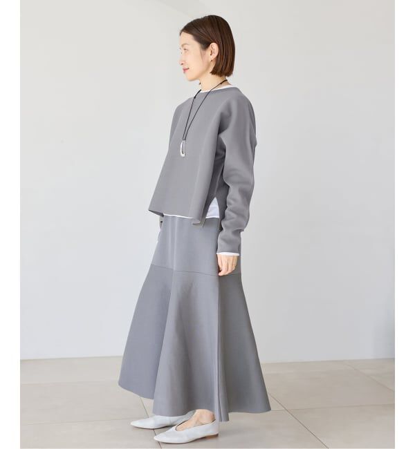 IENA「《追加予約》ファインコットンスムースプルオーバー」|ニット・セーター|