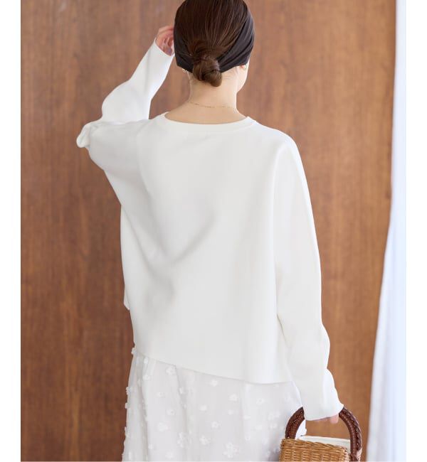 IENA「《追加予約》ファインコットンスムースプルオーバー」|ニット・セーター|