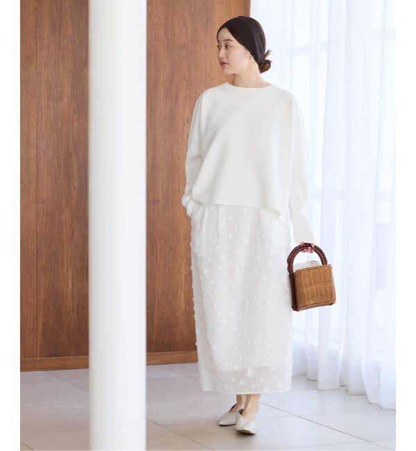 IENA「《追加予約》ファインコットンスムースプルオーバー」|ニット・セーター|