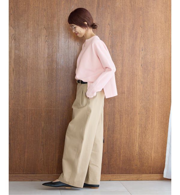 IENA「《追加予約》ファインコットンスムースプルオーバー」|ニット・セーター|