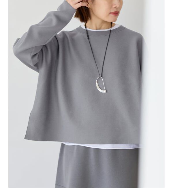 IENA「《追加予約》ファインコットンスムースプルオーバー」|ニット・セーター|