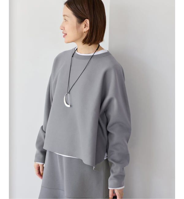 IENA「《追加予約》ファインコットンスムースプルオーバー」|ニット・セーター|