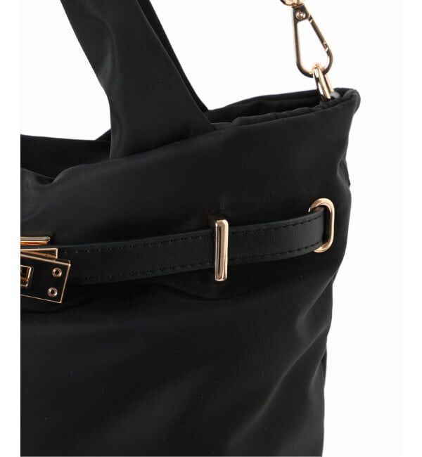 SLOBE IENA「《追加予約》SLOBE パッファートートバッグ」|トートバッグ|