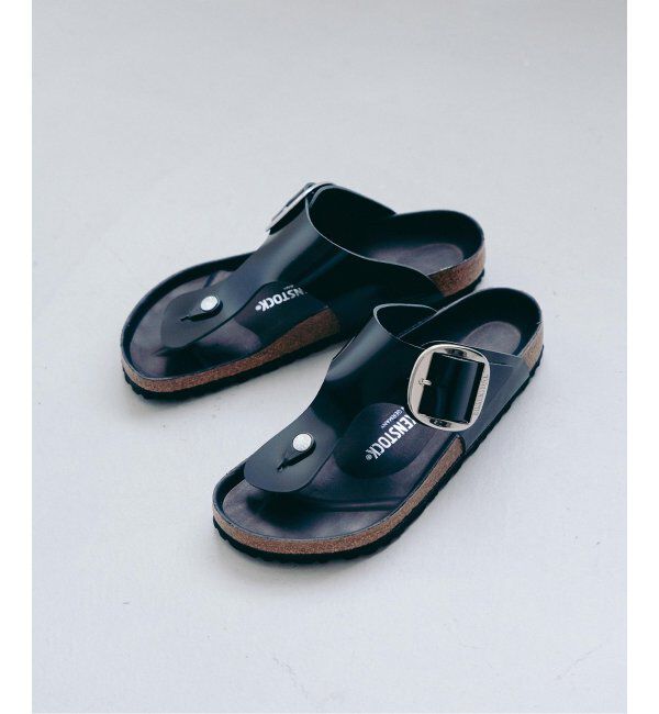 EDIFICE「BIRKENSTOCK (ビルケンシュトック) 別注 Ramses Big buckle ED/IE」|サンダル|ブラック