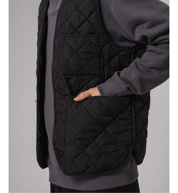 EDIFICE「Barbour for MARKAWARE & EDIFICE 別注 QUILTING VEST」|ダウン|
