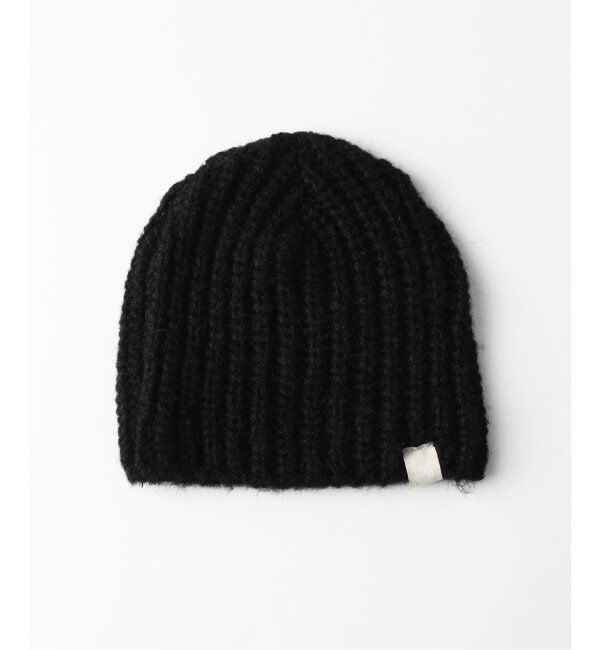 PULP「【999HUMANITY / 999ヒューマニティ】FURRY CABLE BEANIE」|ニット帽|ブラック