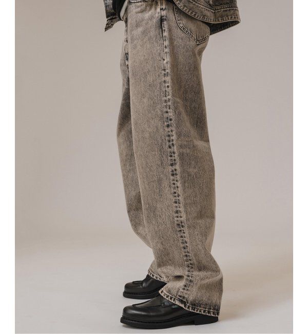 EDIFICE「Lee for BOUCLE 別注 カウボーイバギーパンツ フェード」|デニム|