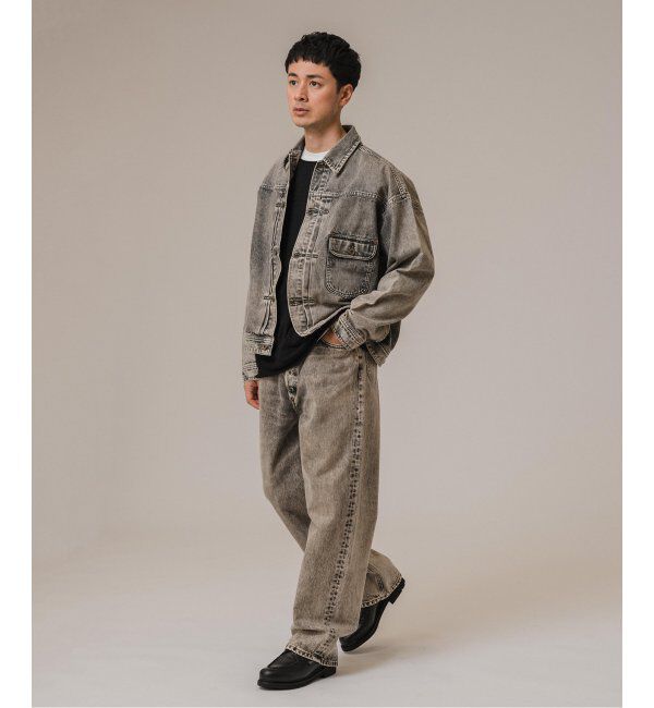 EDIFICE「Lee for BOUCLE 別注 カウボーイバギーパンツ フェード」|デニム|