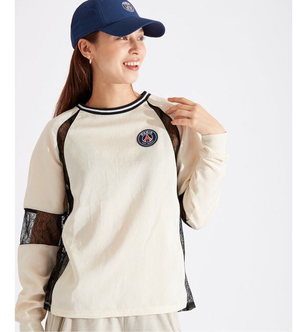 Paris Saint-Germain「【Paris Saint-Germain / パリ・サン＝ジェルマン】SATINxLACE GAME TOPS」|Tシャツ・カットソー|
