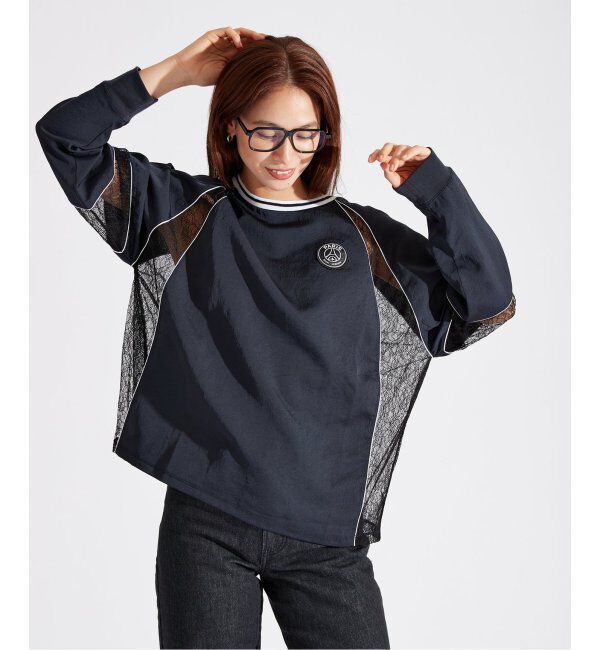 Paris Saint-Germain「【Paris Saint-Germain / パリ・サン＝ジェルマン】SATINxLACE GAME TOPS」|Tシャツ・カットソー|