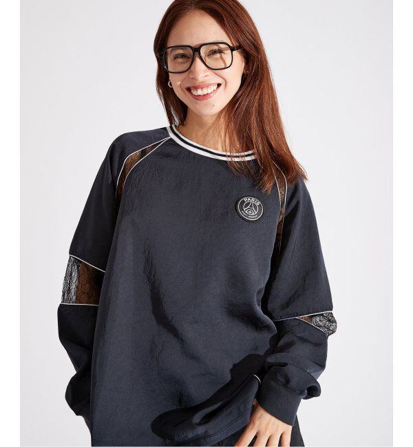 Paris Saint-Germain「【Paris Saint-Germain / パリ・サン＝ジェルマン】SATINxLACE GAME TOPS」|Tシャツ・カットソー|