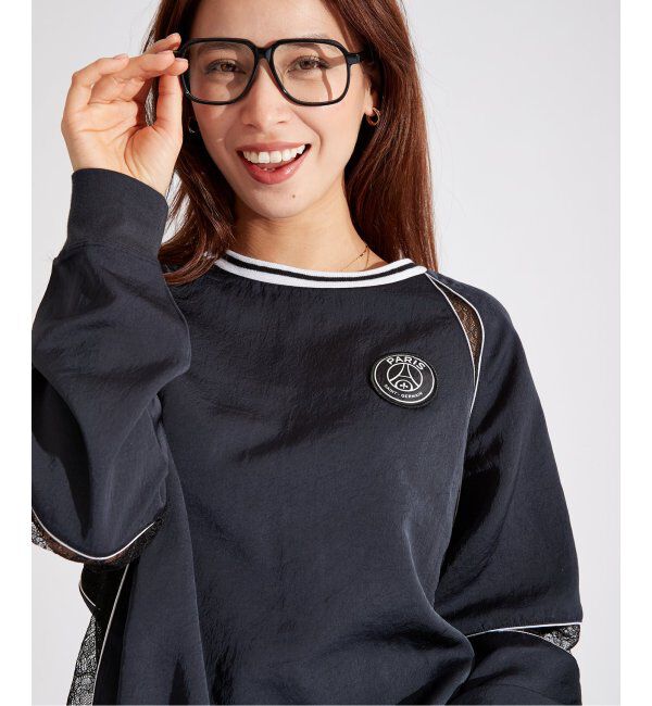 Paris Saint-Germain「【Paris Saint-Germain / パリ・サン＝ジェルマン】SATINxLACE GAME TOPS」|Tシャツ・カットソー|