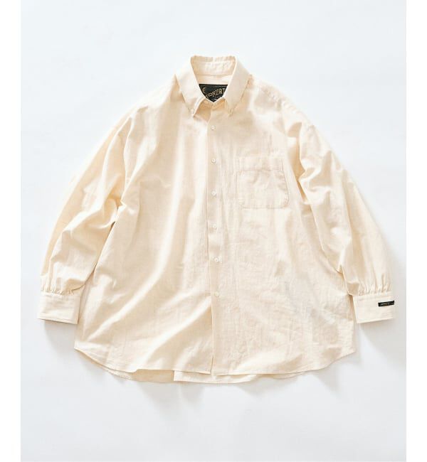 417 EDIFICE「【MOONLIGHT CLOTHING】 BIG B.D Chambrayシャツ」|シャツ・ブラウス|ナチュラル