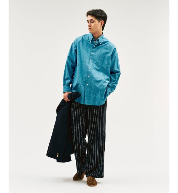 417 EDIFICE「【MOONLIGHT CLOTHING】 BIG B.D Chambrayシャツ」|シャツ・ブラウス|