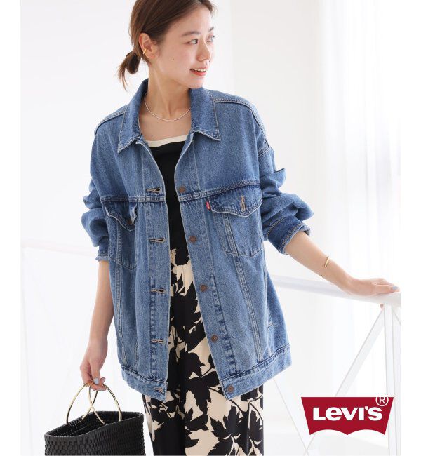 JOURNAL STANDARD relume「《追加》【LEVI&rsquo;S/リーバイス】XL WOMENS TRUCKER：デニムジャケット」|デニムジャケット|ネイビー