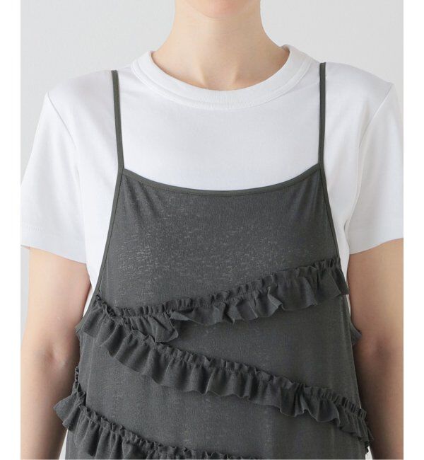 Oriens JOURNAL STANDARD「シアーフリルキャミソールワンピース」|ワンピース|