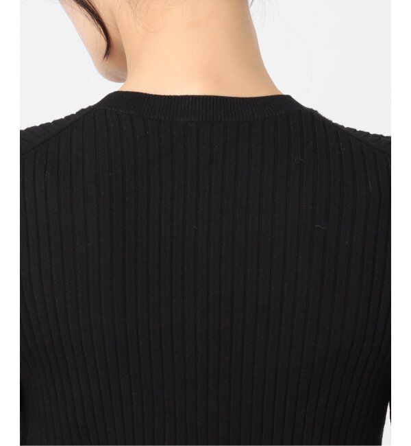 JOURNAL STANDARD relume「ウォッシャブルレーヨンリブクルーネックプルオーバー」|ニット・セーター|