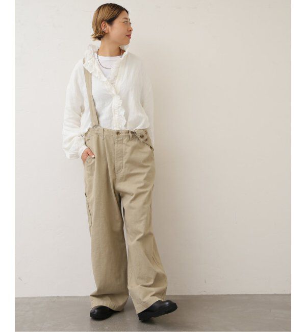 journal standard luxe「リネンワッシャー フリルブラウス」|シャツ・ブラウス|