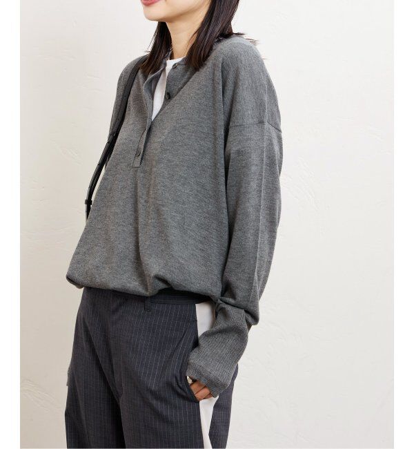 JOURNAL STANDARD「《WEB限定追加2》ウォッシャブル2WAYヘンリープルオーバー」|ニット・セーター|