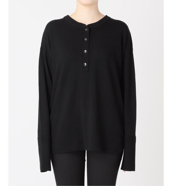 JOURNAL STANDARD「《WEB限定追加2》ウォッシャブル2WAYヘンリープルオーバー」|ニット・セーター|