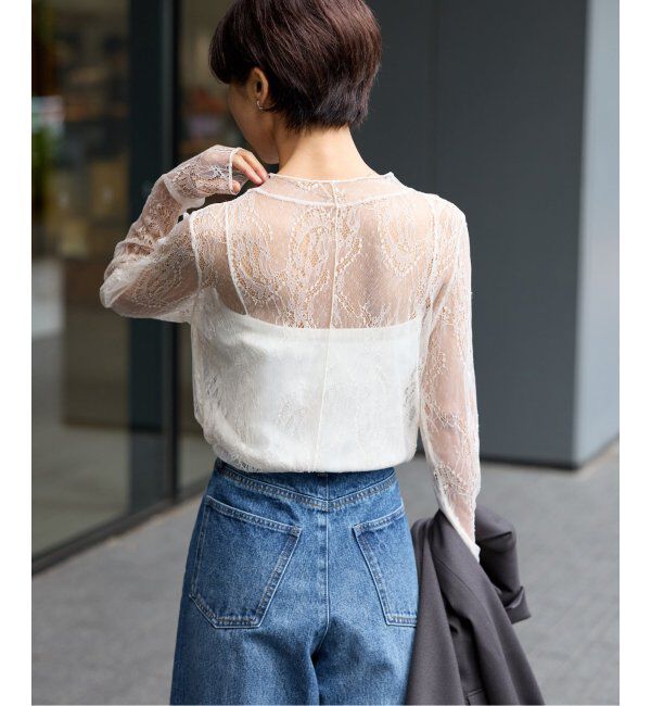 JOURNAL STANDARD relume「ラッセルストレッチレースハイネック」|Tシャツ・カットソー|