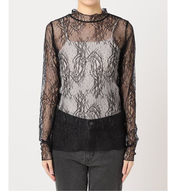 JOURNAL STANDARD relume「ラッセルストレッチレースハイネック」|Tシャツ・カットソー|