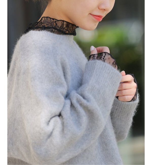 JOURNAL STANDARD relume「ラッセルストレッチレースハイネック」|Tシャツ・カットソー|