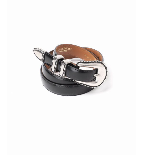 journal standard L'essage「【MAISON BOINET/メゾンボワネ】20MM WESTERN BELT：ベルト」|ベルト|