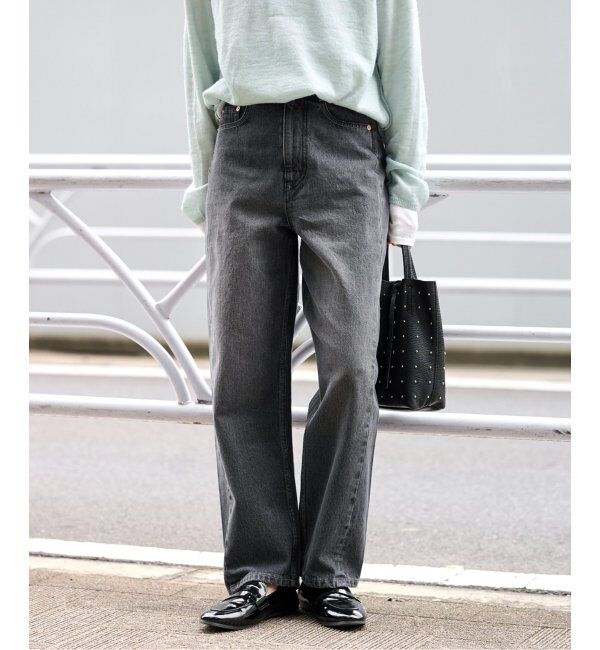 JOURNAL STANDARD relume「《追加》サイドシームバレルジーンズ」|デニム|グレー