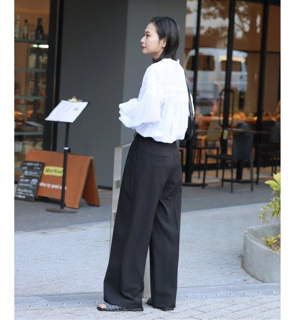 JOURNAL STANDARD「《追加2》ウールライクストレッチスラックスパンツ」|スラックス|