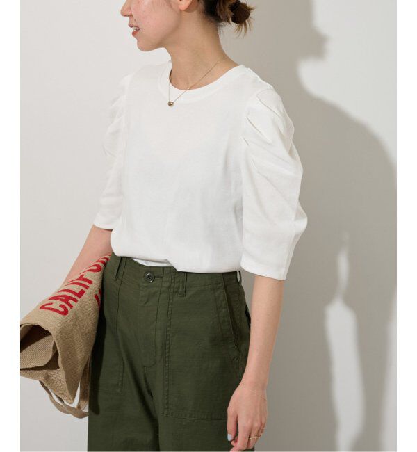 JOURNAL STANDARD relume「《追加》スリーブコンシャスプルオーバー」|Tシャツ・カットソー|ホワイト