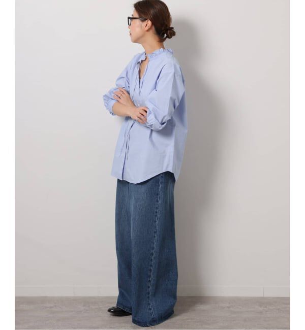 JOURNAL STANDARD relume「《追加2》ハイカウントコットンスタンドカラー2way」|シャツ・ブラウス|