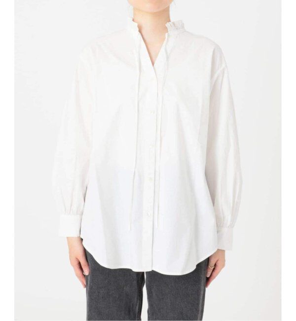 JOURNAL STANDARD relume「《追加2》ハイカウントコットンスタンドカラー2way」|シャツ・ブラウス|