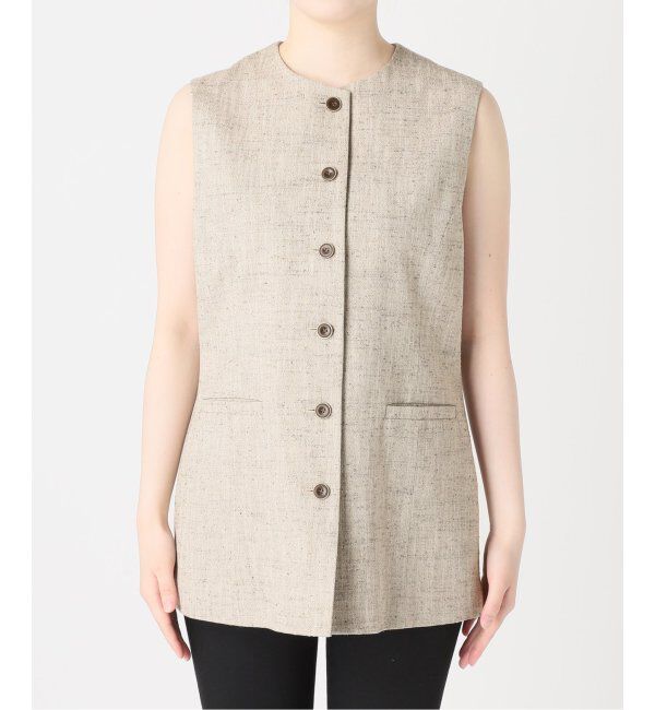 JOURNAL STANDARD「シルクネップツイードミドルベスト」|ダウンベスト・ベスト|