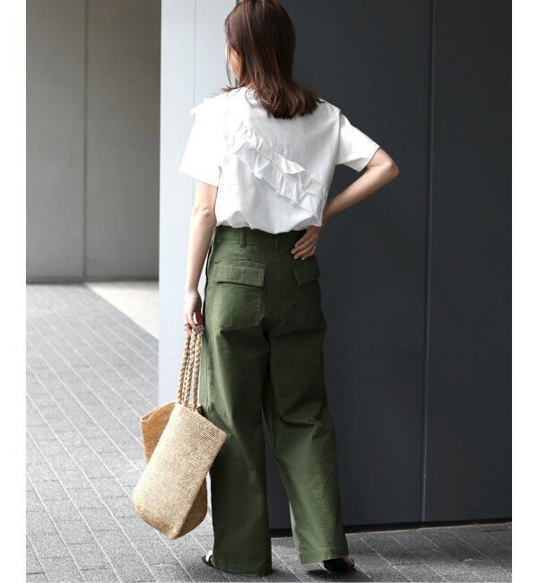 JOURNAL STANDARD relume「《追加》アシンメトリーフリルTEE」|Tシャツ・カットソー|