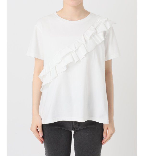 JOURNAL STANDARD relume「《追加》アシンメトリーフリルTEE」|Tシャツ・カットソー|