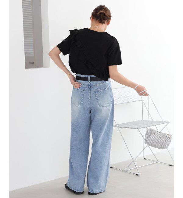 JOURNAL STANDARD relume「《追加》アシンメトリーフリルTEE」|Tシャツ・カットソー|