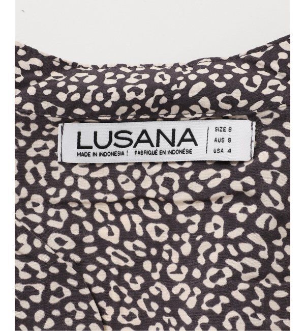 journal standard L'essage「《別注》【LUSANA / ルサーナ】 CARL MAXI DRESS：ワンピース」|ワンピース|