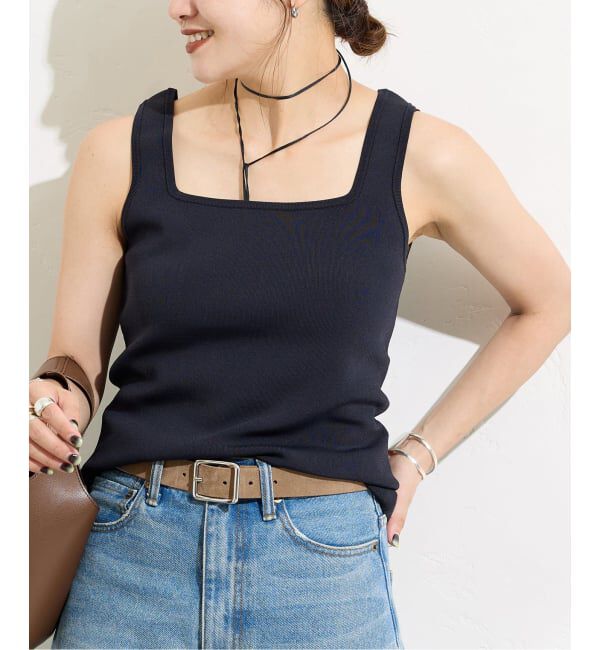 JOURNAL STANDARD「《追加2》スクエアネックニットタンク」|タンクトップ|