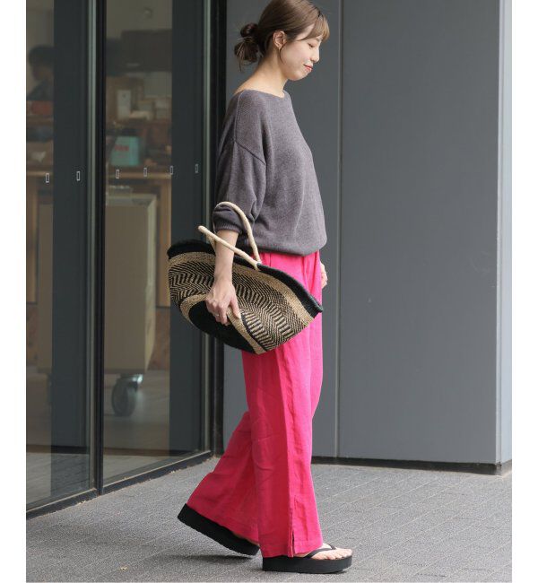 JOURNAL STANDARD relume「《WEB限定追加3》麻スリットイージーパンツ」|その他|