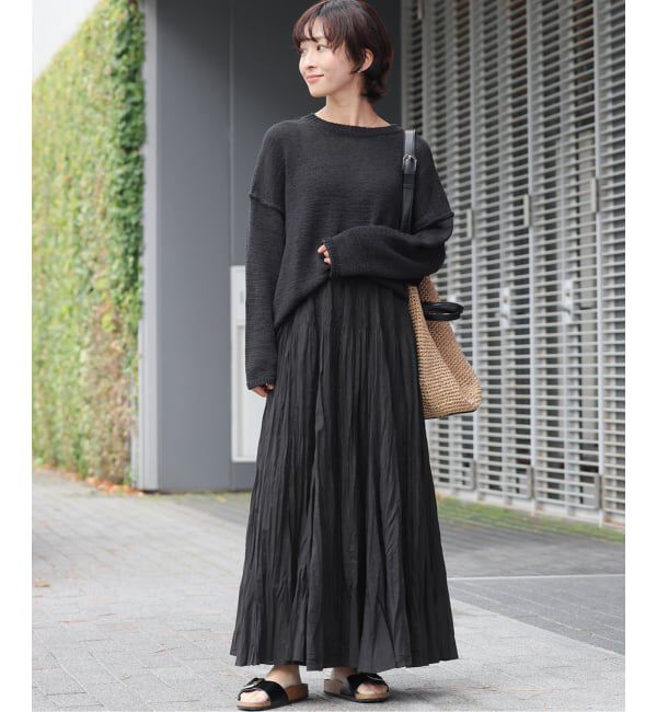 JOURNAL STANDARD relume「《予約》［26SS新作］コットンボイルクリンクルマーメイドスカート」|スカート|