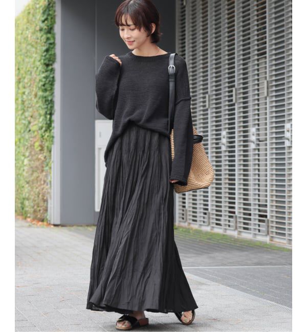 JOURNAL STANDARD relume「《予約》［26SS新作］コットンボイルクリンクルマーメイドスカート」|スカート|