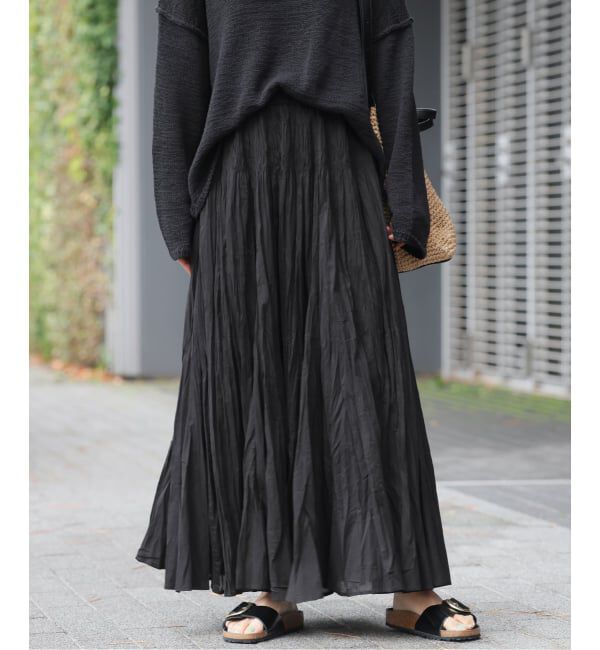 JOURNAL STANDARD relume「《予約》［26SS新作］コットンボイルクリンクルマーメイドスカート」|スカート|