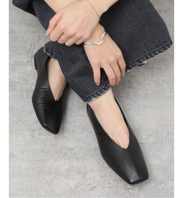 JOURNAL STANDARD relume「《予約》［26SS新作］RELUME スクエアパンプス」|その他|ブラック