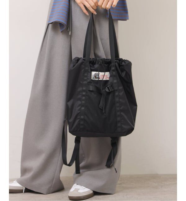 JOURNAL STANDARD relume「《追加予約》別注【CARIBOU MOUNTAINEERING】ライトパックトート」|リュック|ブラック