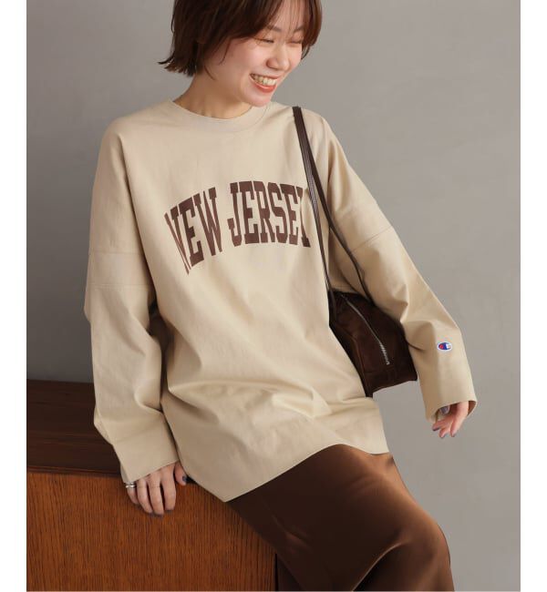 JOURNAL STANDARD relume「《予約》別注【Champion/チャンピオン】16s/1 Jersey L/S Bleach Wash：カットソー」|Tシャツ・カットソー|