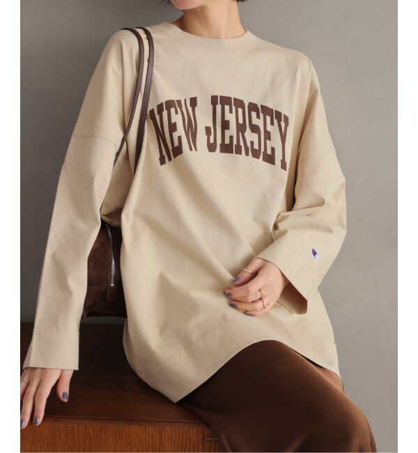 JOURNAL STANDARD relume「《予約》別注【Champion/チャンピオン】16s/1 Jersey L/S Bleach Wash：カットソー」|Tシャツ・カットソー|