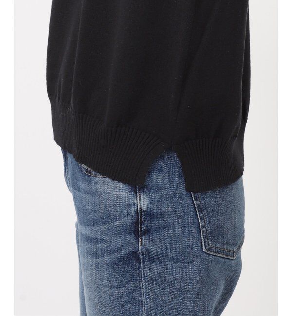 Spick and Span「ロゴジャガード フレンチスリーブニット」|ニット・セーター|