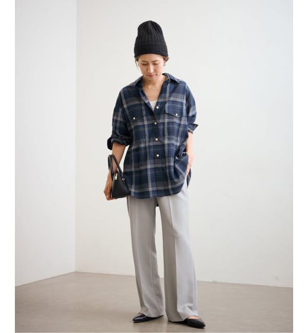 FRAMeWORK「≪追加≫セミフレアパンツ」|スラックス|