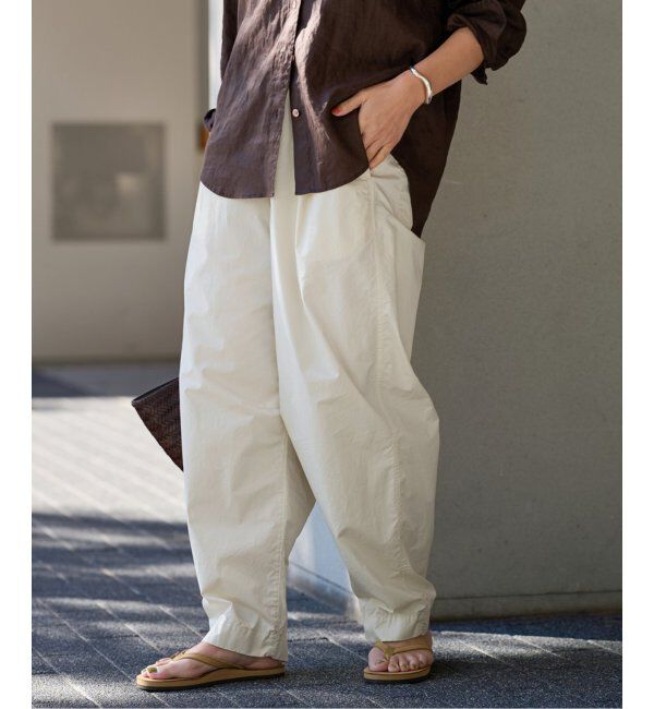 FRAMeWORK「コットンイージータックバレルパンツ」|その他|